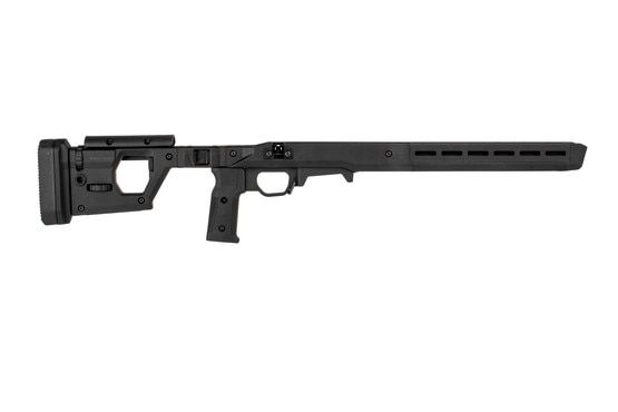 The Magpul Pro 700 chassis with fixed stock is designed for Remington 700 short action rifles
